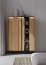 TIVOLI TI-02 Glass-fronted cabinet with lighting,Cremona Torro oak,black