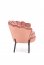 ANGELO Armchair (Pink/black)