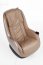 DOPIO Atpūtas krēsls ar masāžas funkciju (brūna/bēša)
