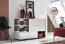 SILK+LED Chest Perla elm/white gloss