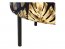 Lafu Pouf (Print Monstera 02 Gold Black)