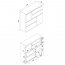 RM- 06 Chest of drawers White/evoke