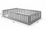 Montessori Bed with mattress 120x200 Graphite