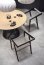 MIYAKI Table natural oak,leg black