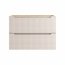 Luxor Beige 82-80-2S Piekaramais vannas istabas skapītis izlietnei 80cm
