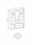 NELLY 3D+LUS Wardrobe (nut/black lamella)