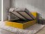 30127,160x200 Bed with bedding container (Mustard)