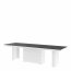 Kolos 160-412 Table (White/Top black gloss)