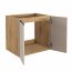 Luxor Beige 82-60-2D Piekaramais vannas istabas skapītis izlietnei 60cm