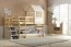 Loft-A Niska ze sch Bērnu un jauniešu gulta ar kāpnēm,1 matraci 200x90,Priede