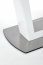 BLANCO (160-200) Extendable dining table white marble/white