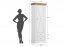 Marone Elite White/tabacco PLMEL27/T Skapis