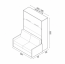 GENIUS safa 140 Диван для настенной кровати GENIUS 140