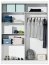 Parys 160 Sliding door wardrobe (white)