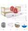 Riko II DOPPELBETT Ausziehbett für Jugendliche 90x200,mit Matratze und Schublade,grau