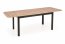 FLORIAN table artisan oak/black