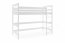 Loft-A Детская и молодежная односпальная высокая кровать с матрасом 200x90,Белый