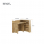 WORK- CONCEPT SLIM CW-02L Fold-out desk-left