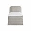 Kingly Box springs 90x200+Top H8 Bed with electric mechanism, mattress and mattress topper