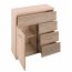 Top-Mix KOM 1D4S Chest of drawers,Sonoma