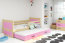 Riko II 190x90 Bed with two mattresses Pine