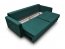 LasVegas Диван-кровать (Тёмно зелёная ткань Fuego 162)