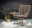 IKARO l. armchair natural/gray