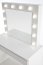 HOLLYWOOD Dressing table сonsole with mirror,White