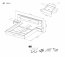 XELO G LOZ+ST 160X200 Bed + 2 pcs bedside Craft oak gold/white mat