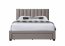 28042, 160x200 Divguļamā gulta ar 3 atvilktnēm,Velvet bēšs