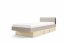Solerno SA18 L/R Porcini,90x200 Bett mit 1 Schublade