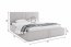 Hilton 160x200 Bed with box (grey)