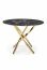 RAYMOND 2 Ümarlaud color: top - black marble, legs - gold