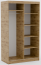 SW-HAI 120 cm A Skapis ar bīdāmām durvīm un spoguli,Artisan