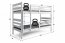 Bunk bed with with mattresses 190x90,white 