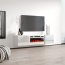 LUXE-EF RTV white + kamin white TV cabinet