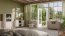 Zante ZA1 Cashmere Glass-fronted cabinet
