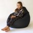 L-SMART size Faux Leather Bean Bag