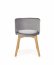 MARINO Krēsls velvet - honey oak/MONOLITH 85 (light grey)