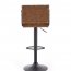 V-CH-H/88 Bar stool (Black/brown)