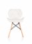 K281 krēsls balts/dižskābardis