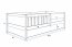 SMART-2 Bed with mattress 160x80 Pine
