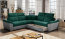 FED- 04 Corner sofa Universal L/R (fabric Kronos 19 green/Paros 05 grey)