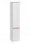 PLATINUM-White 800 Piekarams augstais skapītis vannas istabai 2 Durvis, 35 cm