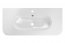 Ovalia Pure white gloss um 100-46 Waschbecken 100cm