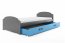 LIL- 1 Jugendbett 90x200 mit Matratze und Schublade,grau
