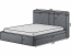 BE-PES ST-MET 140x200 Doppelbett mit Bettkasten