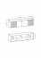 NELLY NAD 4D Additional cabinet (cashmere/black lamellas)