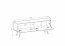ORO- MDF RTV-135+Legs TV skapis Balts