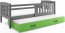 Cubus 2 Kinderbett 190x90 cm mit 2 Matratzen,Graphit
